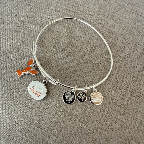 Alex and Ani RARE Collector-Grade FRIENDS “You’re My Lobster” Duo Bangle - NWOT - Picture 2 of 6
